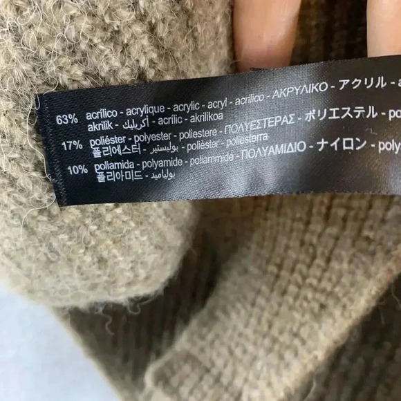 ZARA Women’s M Brown Limited Edition Wool Blend Bodysuit‎ NWT Bloggers Favorite - Picture 9 of 9